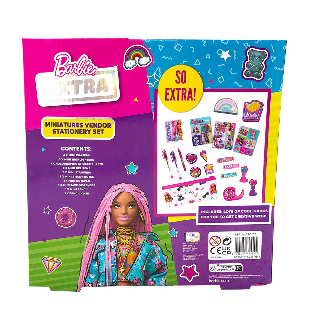 RMS - Barbie Miniatures Vending Stationery Set