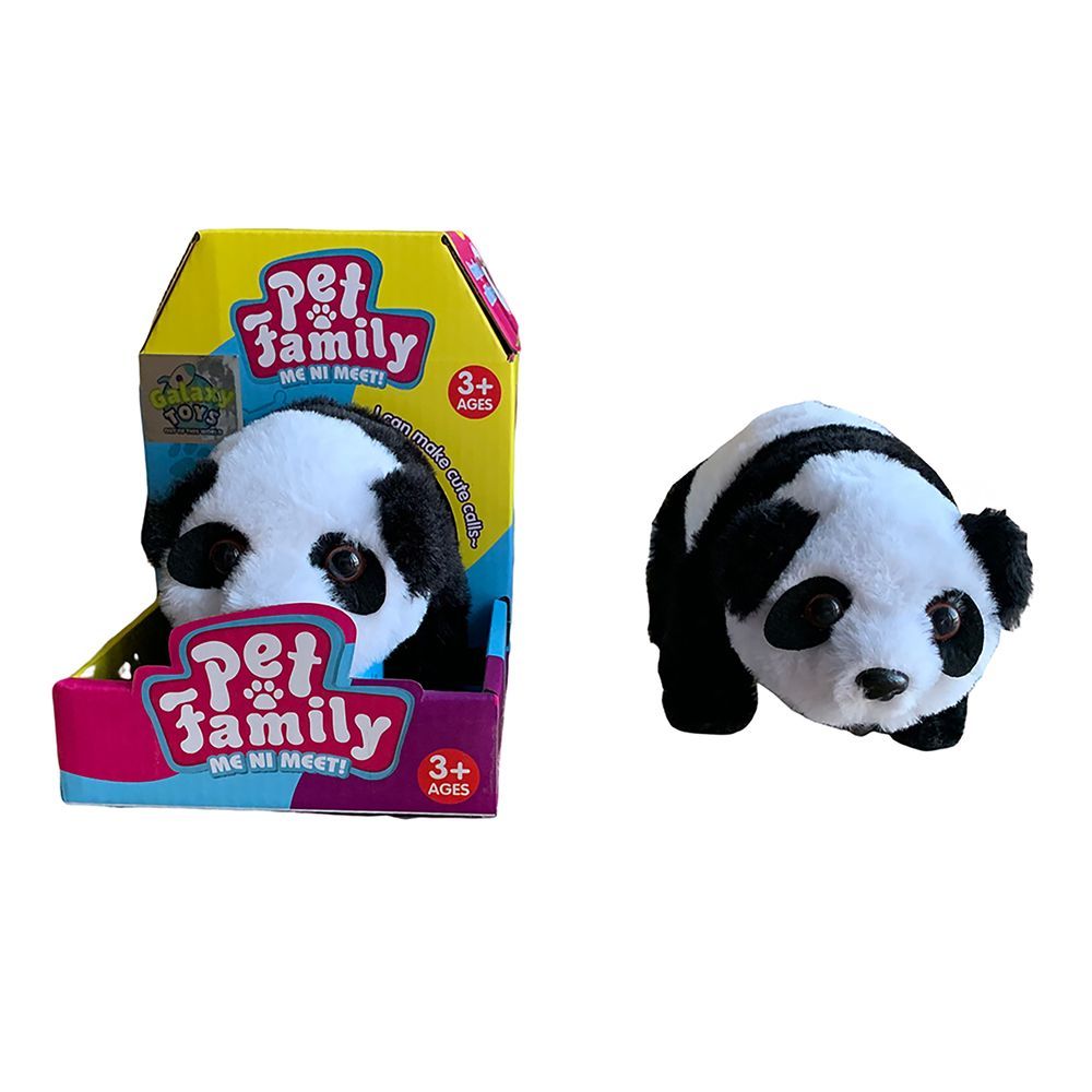 Galaxy Toys - Pet Family Electronic Walking Plush Panda