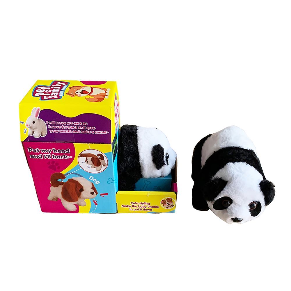 Galaxy Toys - Pet Family Electronic Walking Plush Panda