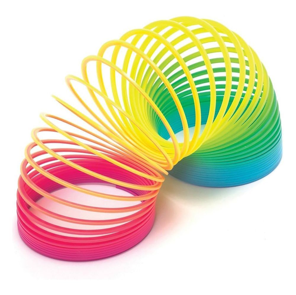 Galaxy Toys - Classic Plastic Fidget Rainbow Spring Toy