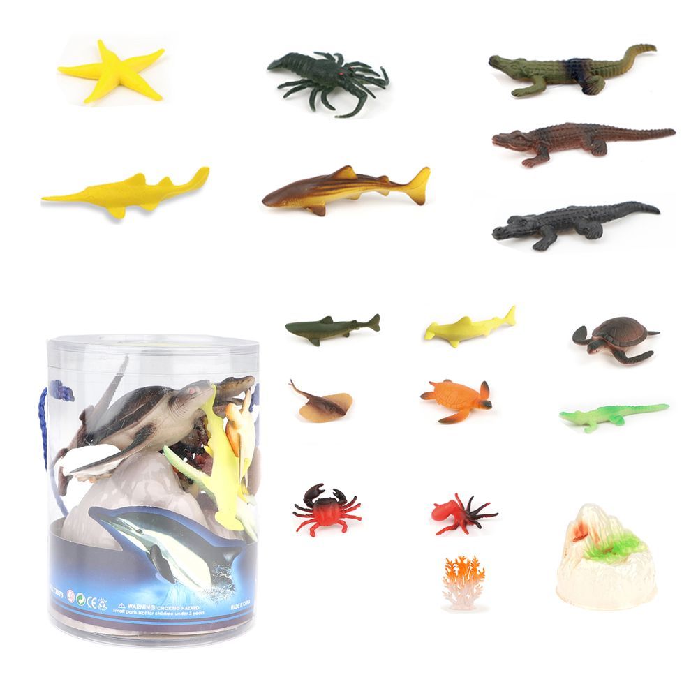 Galaxy Toys - Marine Explorer Ocean Animal Set - 16 Pcs