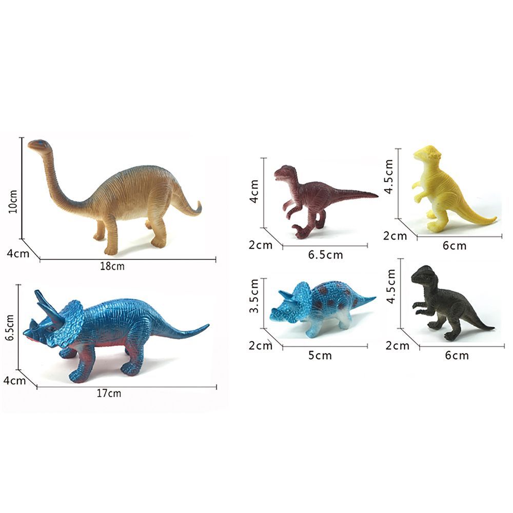 Galaxy Toys - Prehistoric Adventure Dinosaur Set - 18 Pcs