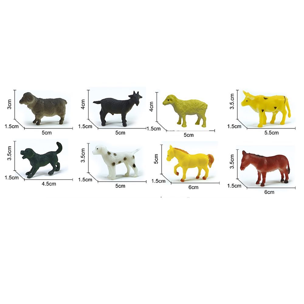 Galaxy Toys - Barnyard Adventure Farm Animal Set - 16 Pcs