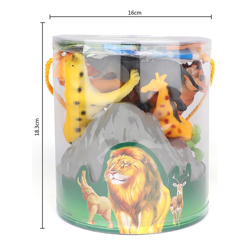 Galaxy Toys - Wildlife Safari Adventure Set - 17 Pcs