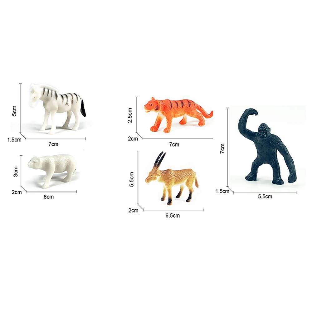 Galaxy Toys - Wild Kingdom Animal Set - 15 Pcs