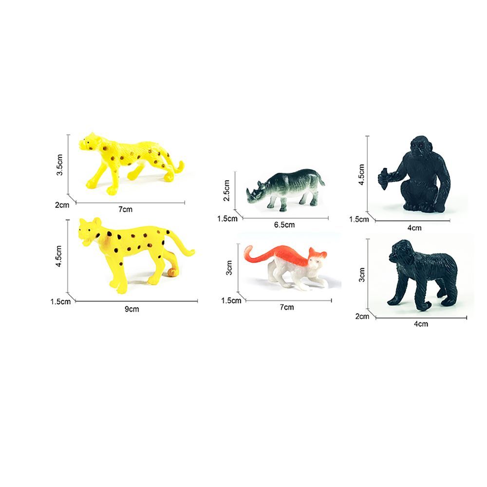 Galaxy Toys - Wild Kingdom Animal Set - 15 Pcs