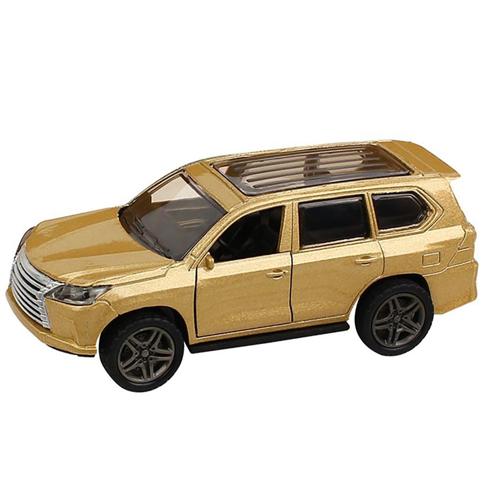 Galaxy Toys - 1/32 Lexus LX SUV Pull Back Die-Cast Car - 10-15 cm - Color May Vary - 1 Pc