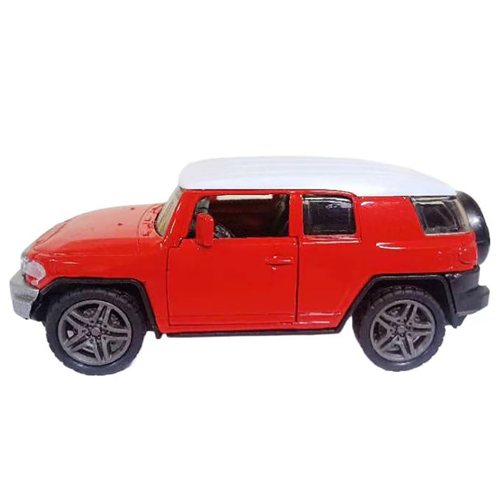 Galaxy Toys - 1/32 Toyota FJ Cruiser Pull Back Die-Cast Car - 10-15 cm - Color May Vary - 1 Pc