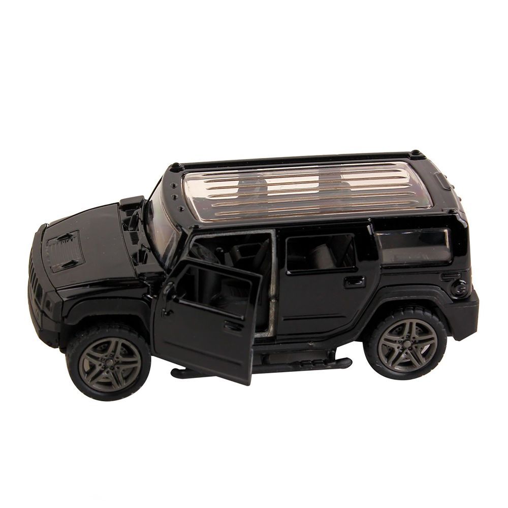 Galaxy Toys - 1/32 Hummer H1 Pull Back Die-Cast Car - 10-15 cm - Color May Vary - 1 Pc