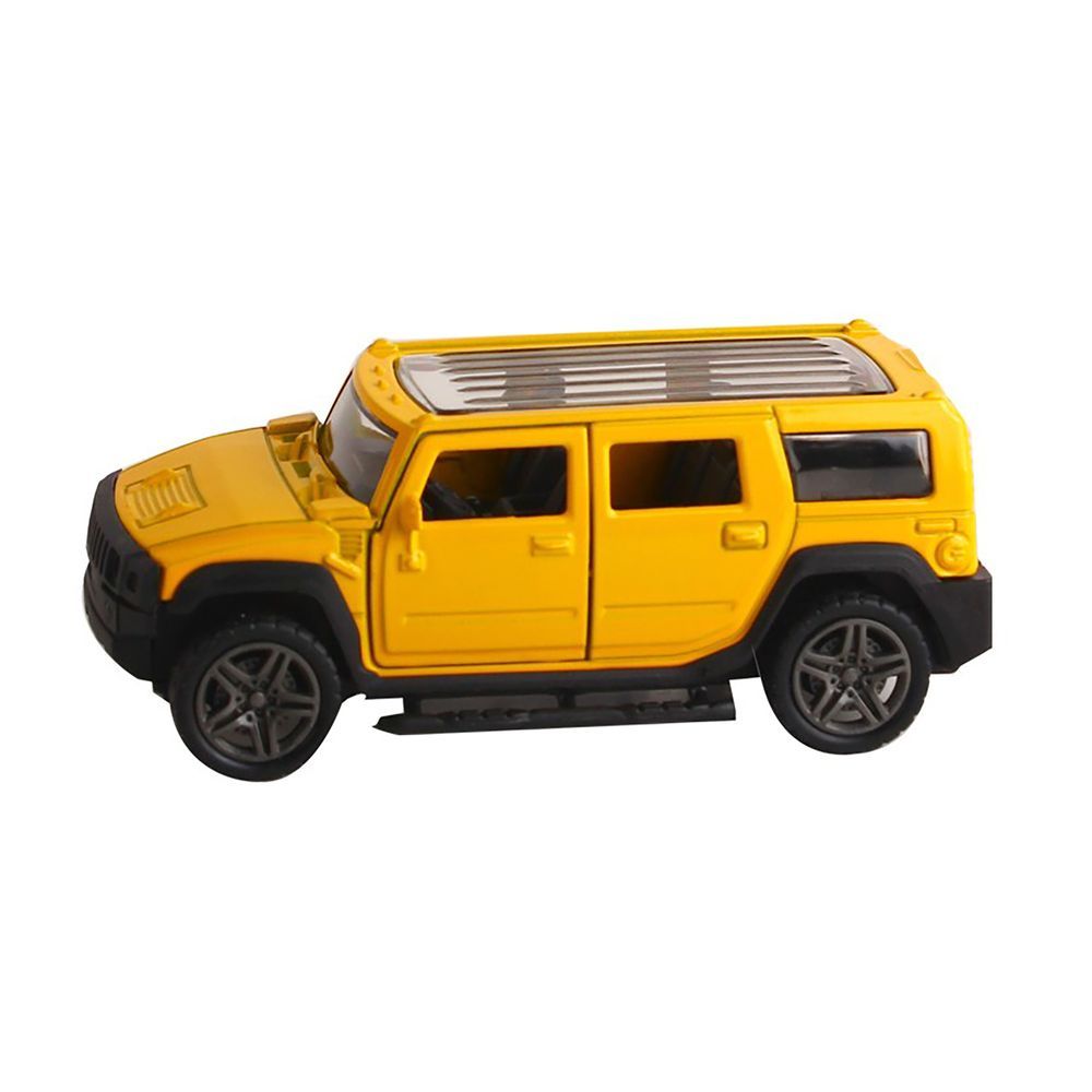 Galaxy Toys - 1/32 Hummer H1 Pull Back Die-Cast Car - 10-15 cm - Color May Vary - 1 Pc