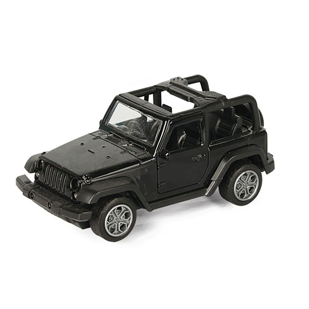 Galaxy Toys - 1/32 Willys Adventure Pull Back Die-Cast Jeep - 10-15 cm - Color May Vary - 1 Pc