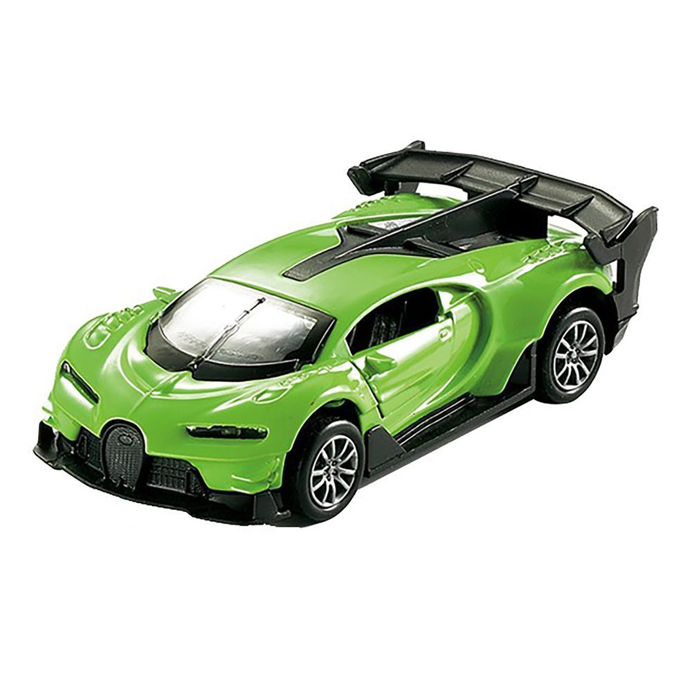 Galaxy Toys - 1/32 Bugatti Chiron Sports Pull Back Die-Cast Car - 10-15 cm - Color May Vary - 1 Pc