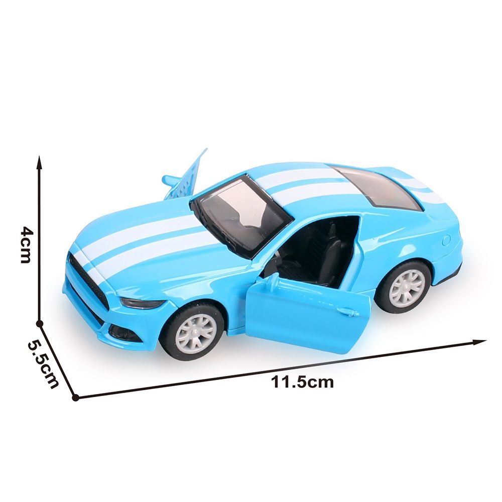 Galaxy Toys - 1/32 Ford Shelby Pull Back Die-Cast Car - 10-15 cm - Color May Vary - 1 Pc