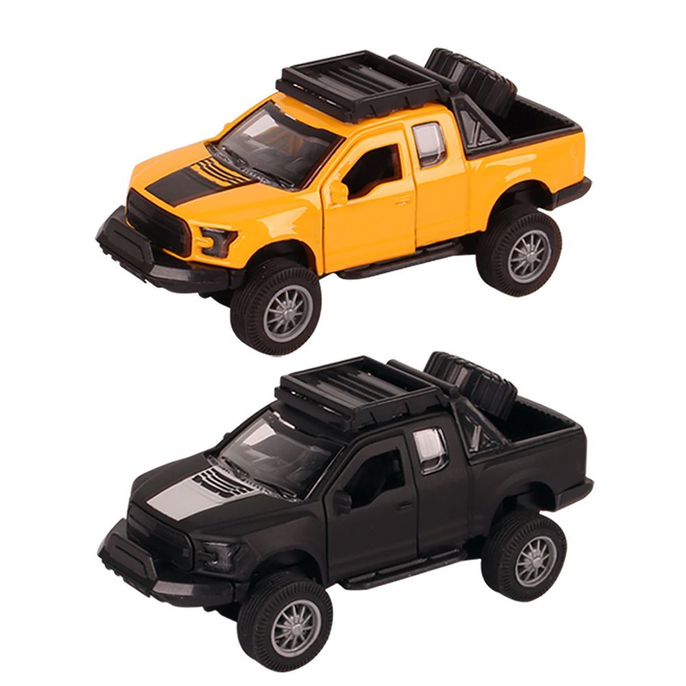 Galaxy Toys - 1/32 Ford F-150 Pull Back Die-Cast Car - 10-15 cm - Color May Vary - 1 Pc