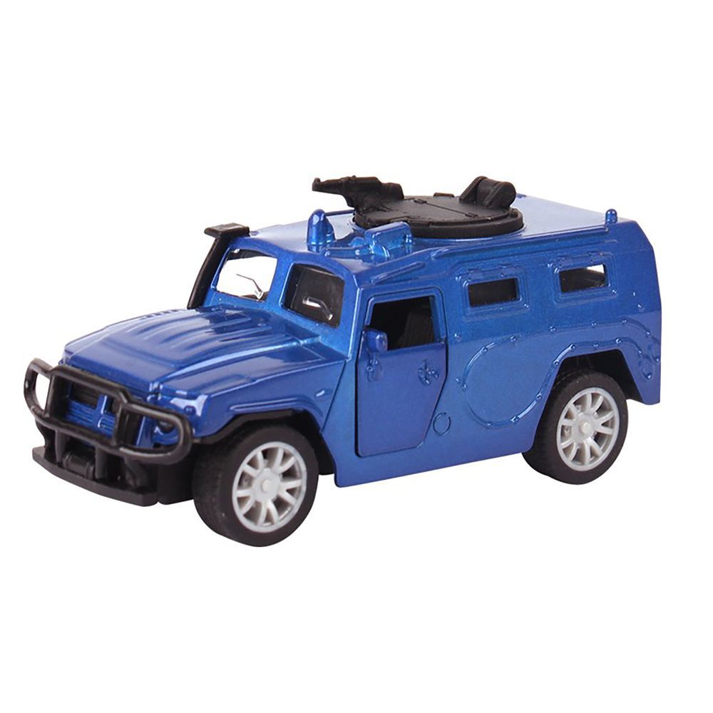 Galaxy Toys - 1/32 Army Hummer Pull Back Die-Cast Car - 10-15 cm - Color May Vary - 1 Pc