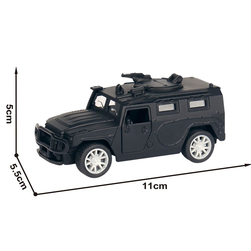 Galaxy Toys - 1/32 Army Hummer Pull Back Die-Cast Car - 10-15 cm - Color May Vary - 1 Pc