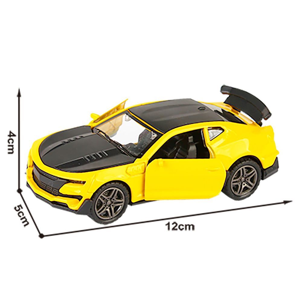 Galaxy Toys - 1/32 Chevrolet Camaro Pull Back Die-Cast Car - 10-15 cm - Color May Vary - 1 Pc