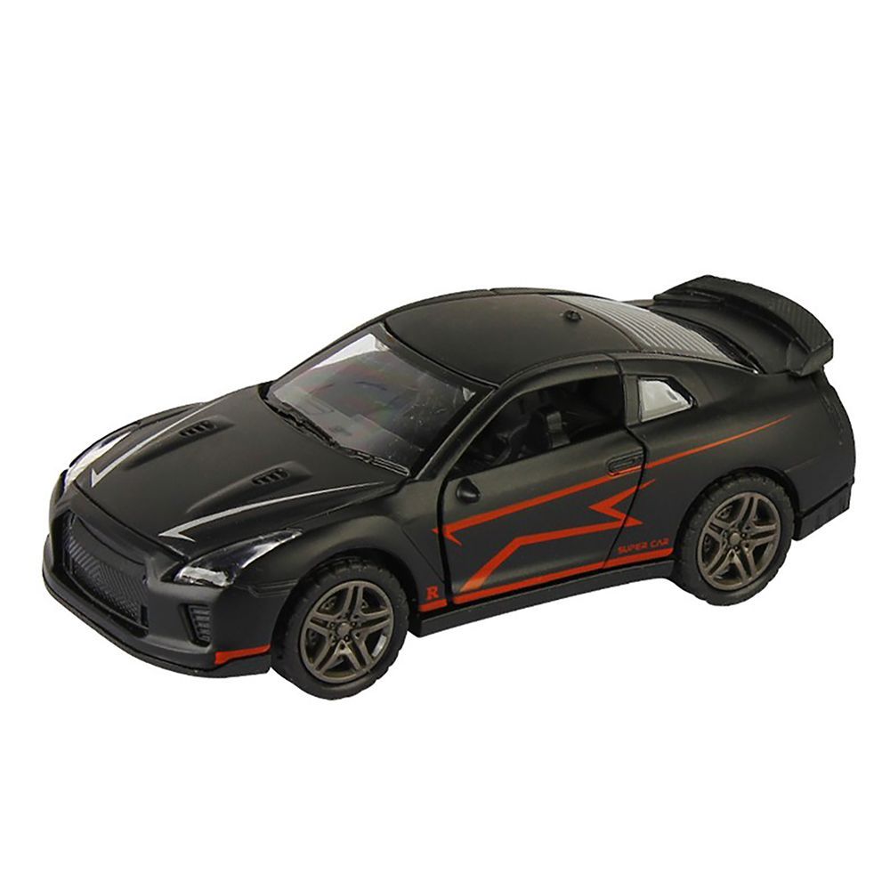 Galaxy Toys - 1/32 NISSAN GT-R Pull Back Die-Cast Car - 10-15 cm - Color May Vary - 1 Pc