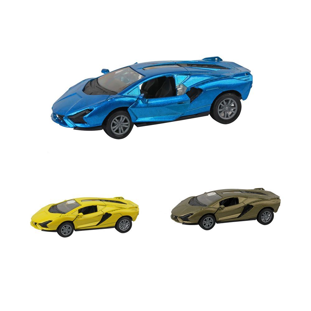 Galaxy Toys - 1/32 McLaren Artura Pull Back Die-Cast Car - 10-15 cm - Color May Vary - 1 Pc