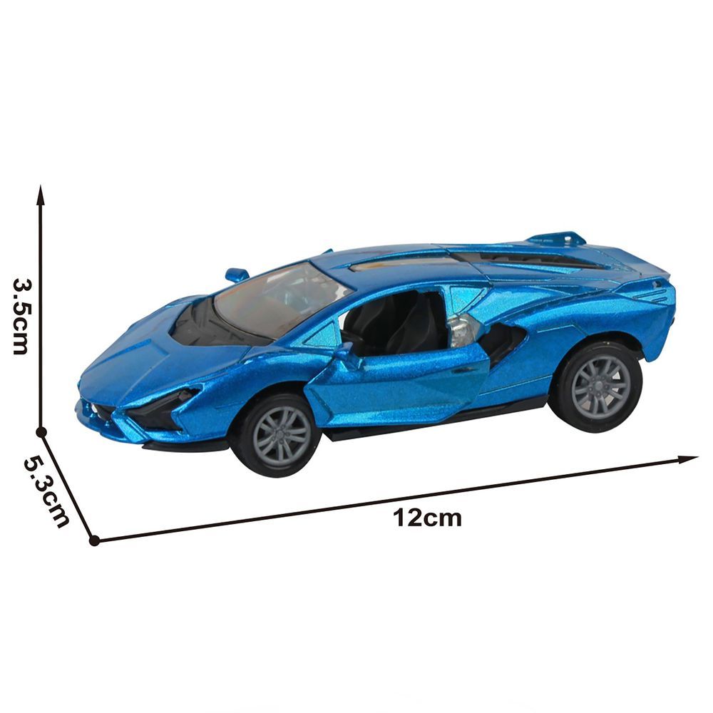 Galaxy Toys - 1/32 McLaren Artura Pull Back Die-Cast Car - 10-15 cm - Color May Vary - 1 Pc