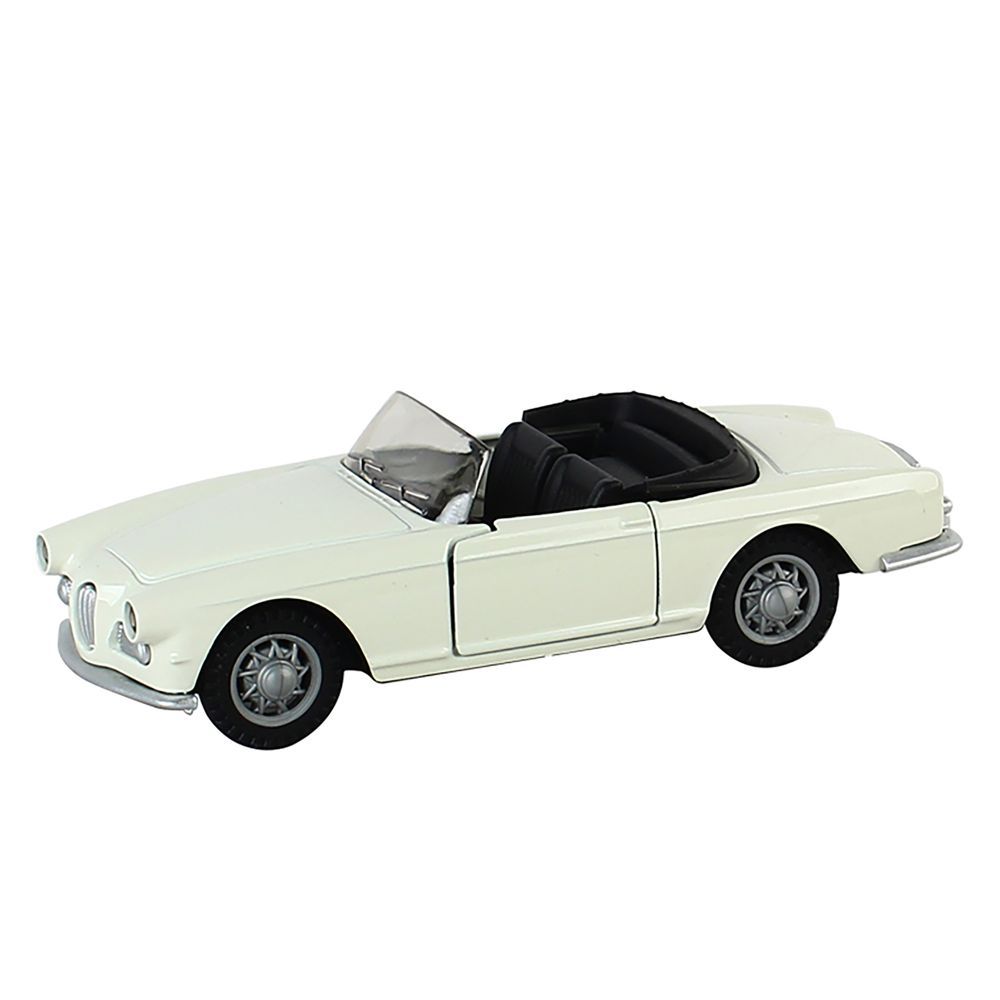 Galaxy Toys - 1/32 Alfa Romeo Convertible Pull Back Die-Cast Car - 10-15 cm - Color May Vary - 1 Pc