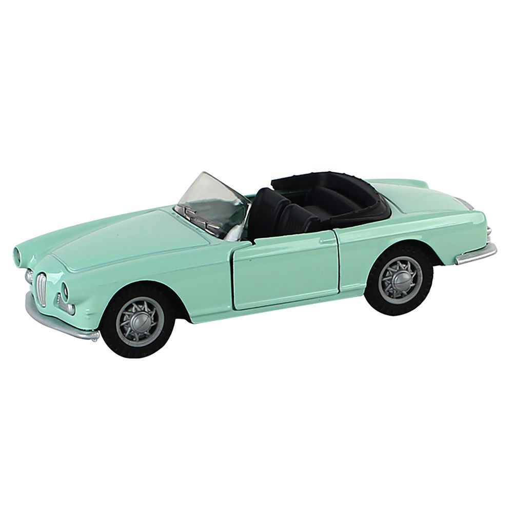 Galaxy Toys - 1/32 Alfa Romeo Convertible Pull Back Die-Cast Car - 10-15 cm - Color May Vary - 1 Pc