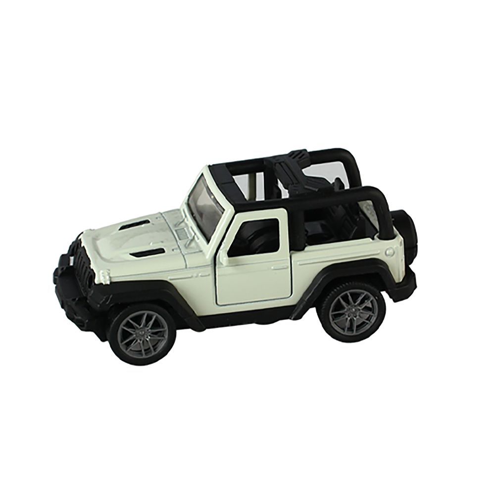 Galaxy Toys - 1/36 Wrangler Pull Back Die-Cast Jeep - 10-15 cm - Color May Vary - 1 Pc