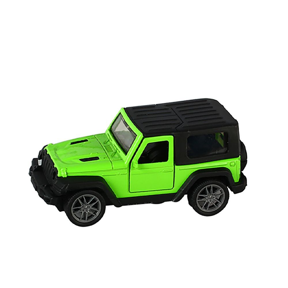 Galaxy Toys - 1/36 Rubicon Pull Back Die-Cast Jeep - 10-15 cm - Color May Vary - 1 Pc