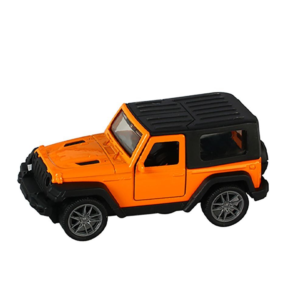 Galaxy Toys - 1/36 Rubicon Pull Back Die-Cast Jeep - 10-15 cm - Color May Vary - 1 Pc