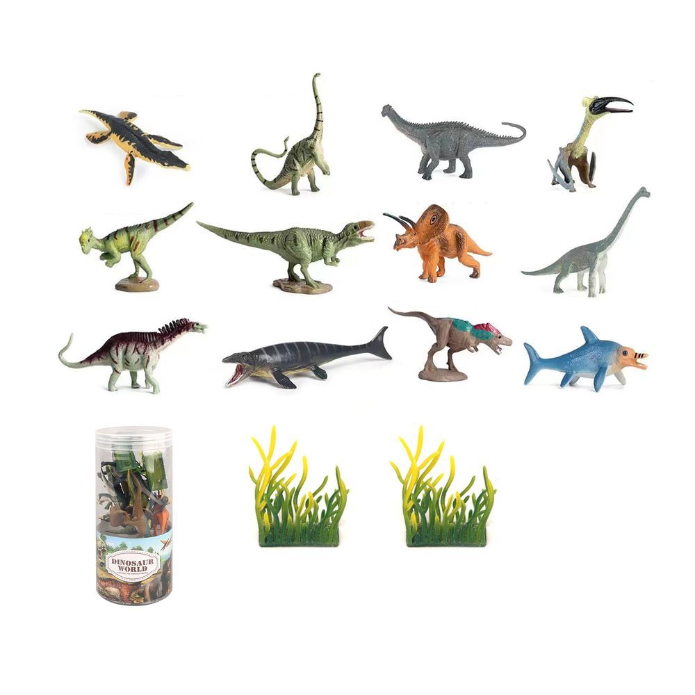 Galaxy Toys - Dinosaur Toy Set - 14 Pcs