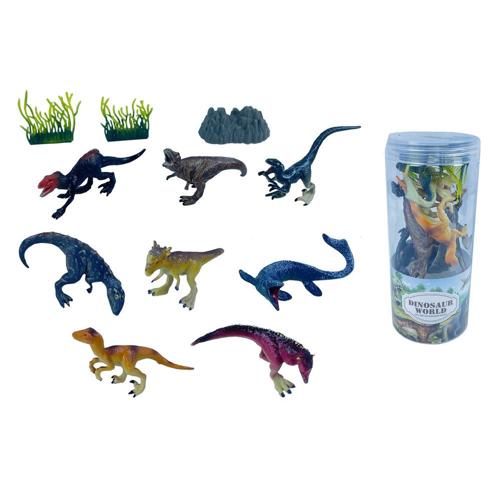 Galaxy Toys - Dinosaurs & Prehistoric Creatures Toy Set - 11 Pcs