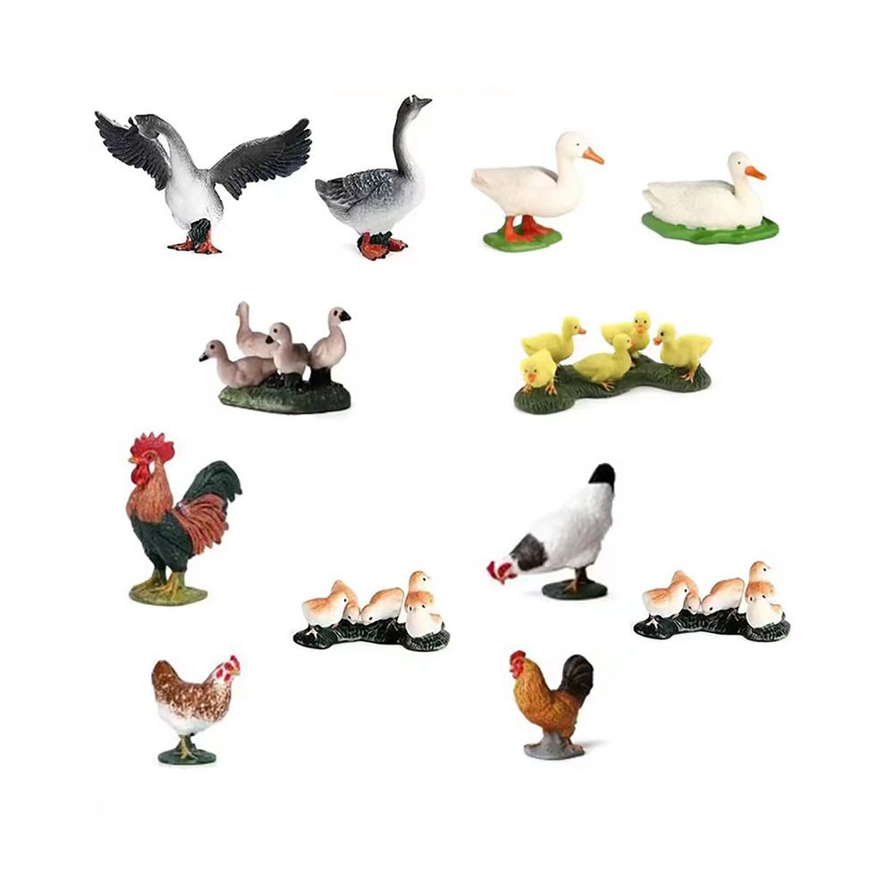 Galaxy Toys - Farm Animal Toy Collection - Design May Vary - Pack of 1 - 6 Pcs