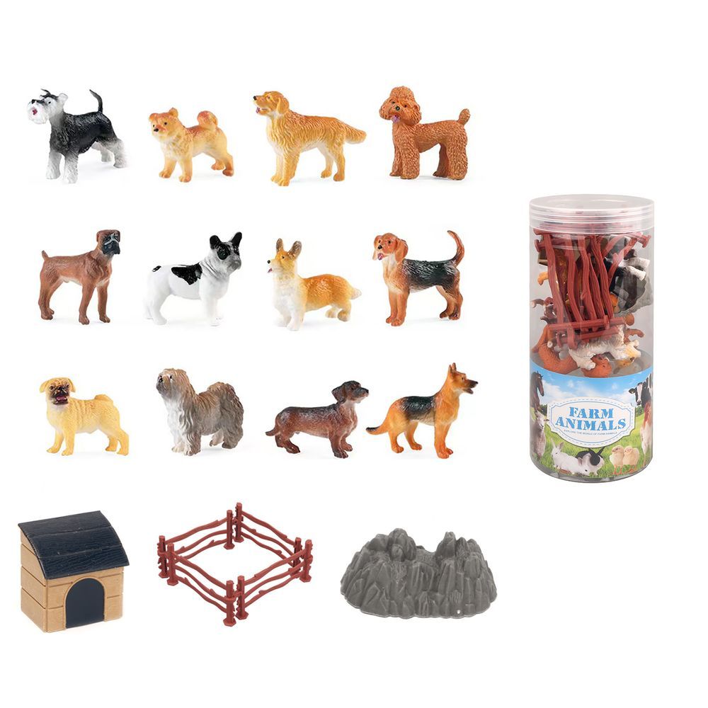 Galaxy Toys - Dog Toy Set - 18 Pcs