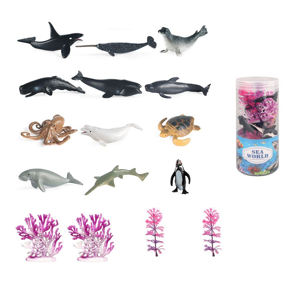 Galaxy Toys - Ocean Toy Set - 16 Pcs