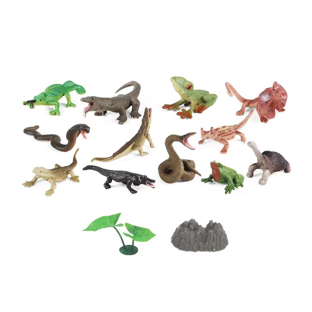 Galaxy Toys - Animal Toy Set - 14 Pcs