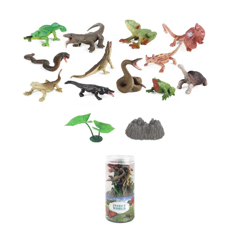 Galaxy Toys - Animal Toy Set - 14 Pcs