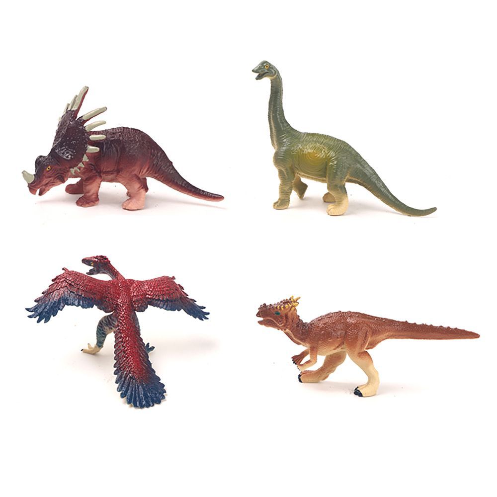 Galaxy Toys - Dinosaur World Figure Set 1 - Style May Vary - 4 Pcs