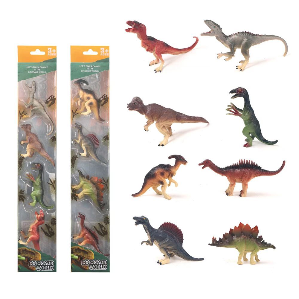 Galaxy Toys - Dinosaur World Figure Set 2 - Style May Vary - 4 Pcs