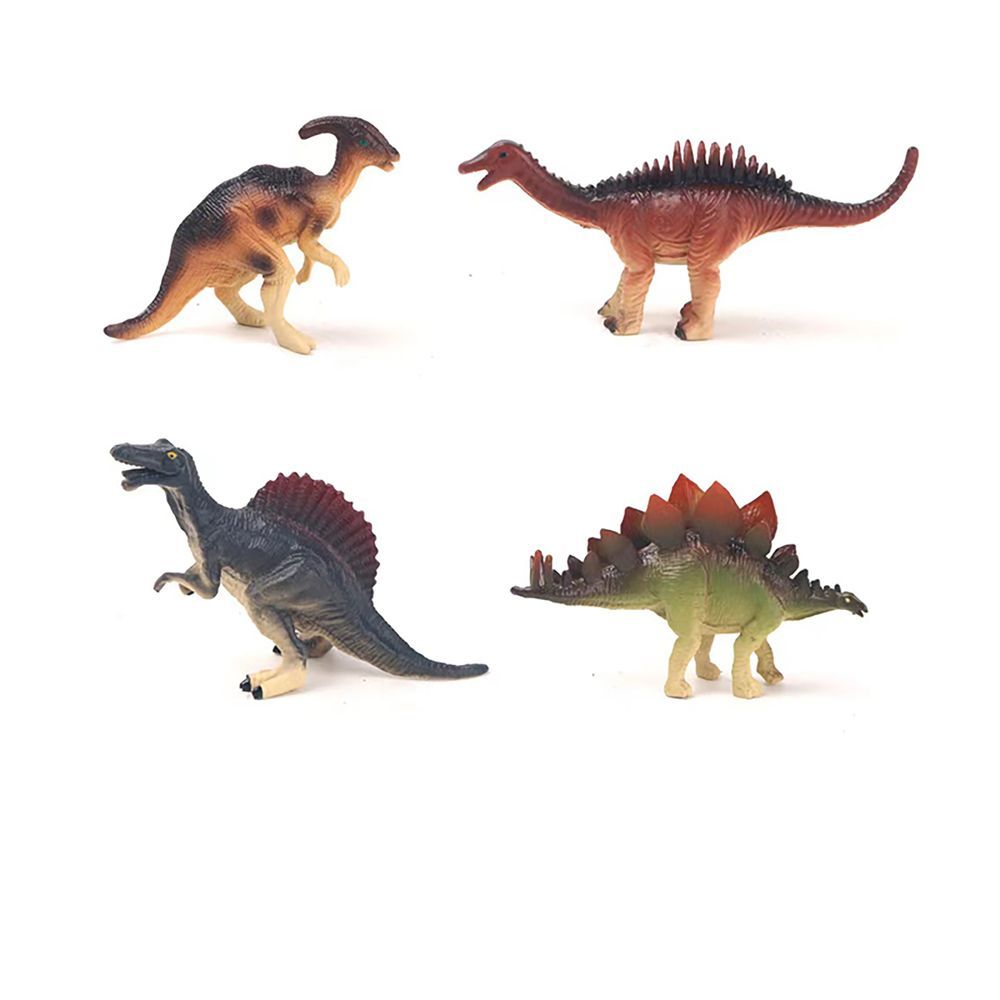 Galaxy Toys - Dinosaur World Figure Set 2 - Style May Vary - 4 Pcs