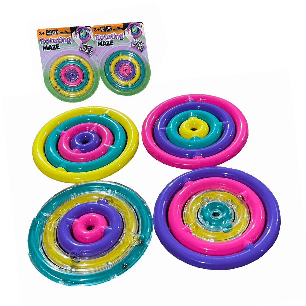 Galaxy Toys - 3D Rotating Maze Toy - Color May Vary - 1 Pc