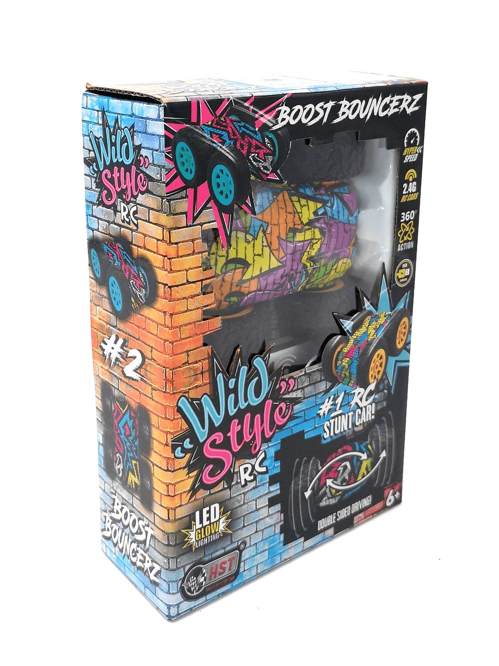 HST - Wild Style Remote Control Boost Bouncerz Car - 2.4G - Yellow Graffiti