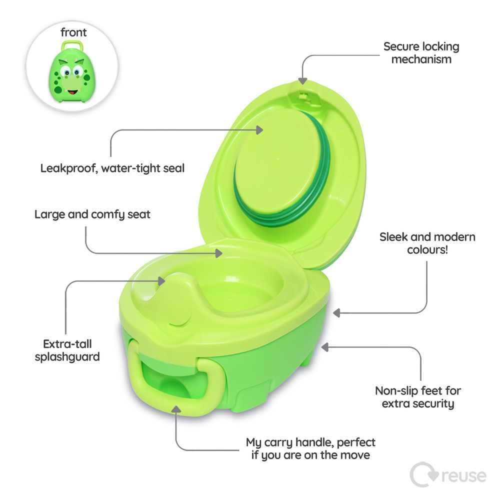 My Carry Potty - Dinosaur Portable Toilet Seat