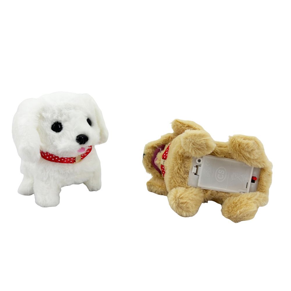 Galaxy Toys - Electronic Walking Plush Dog - Color May Vary - 1 Pc