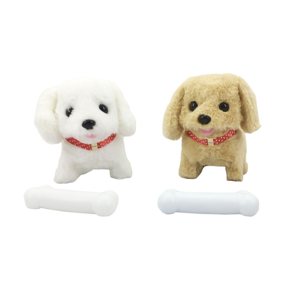 Galaxy Toys - Electronic Plush Pet Dog Playset - Color May Vary - 1 Pc - 18 cm