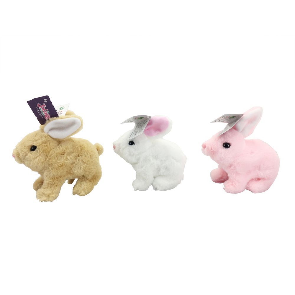 Galaxy Toys - Electronic Plush Pet Rabbit - 18 cm - 8 Pcs