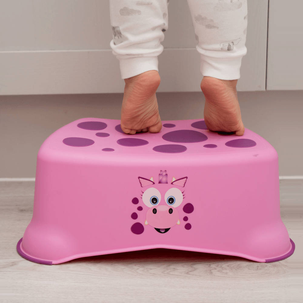 My Little Step Stool - Pink Dragon