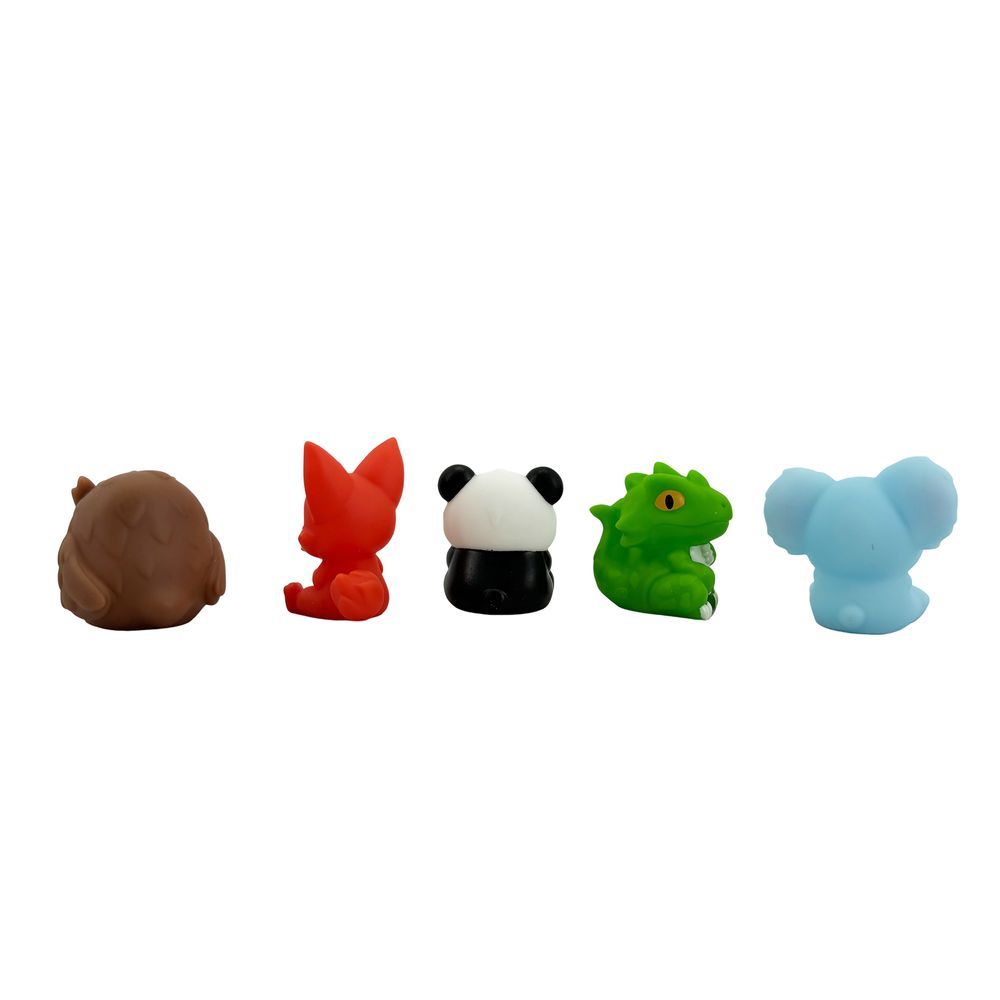 Galaxy Toys - Funny Story Finger Puppet Toy Set - Owl/Fox/Panda/Dinosaur/Koala - 5 Pcs