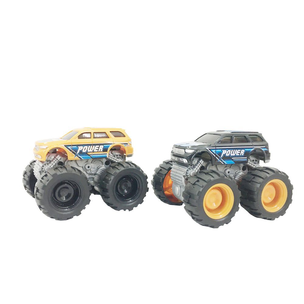 Galaxy Toys - Friction Truck - Yellow/Black - Color May Vary - 12 cm - 1 Pc