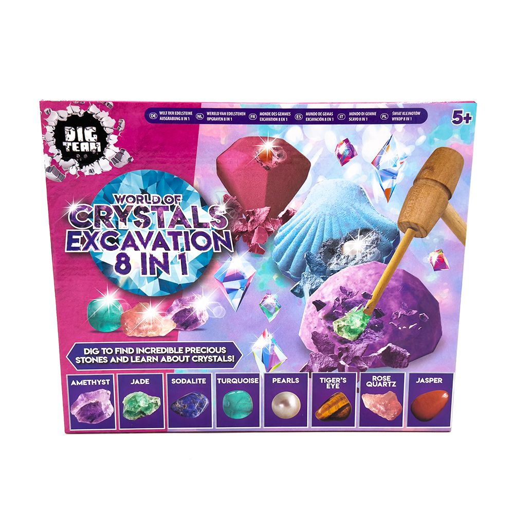 RMS - 8-In-1 World Of Crystals Excavation Kit