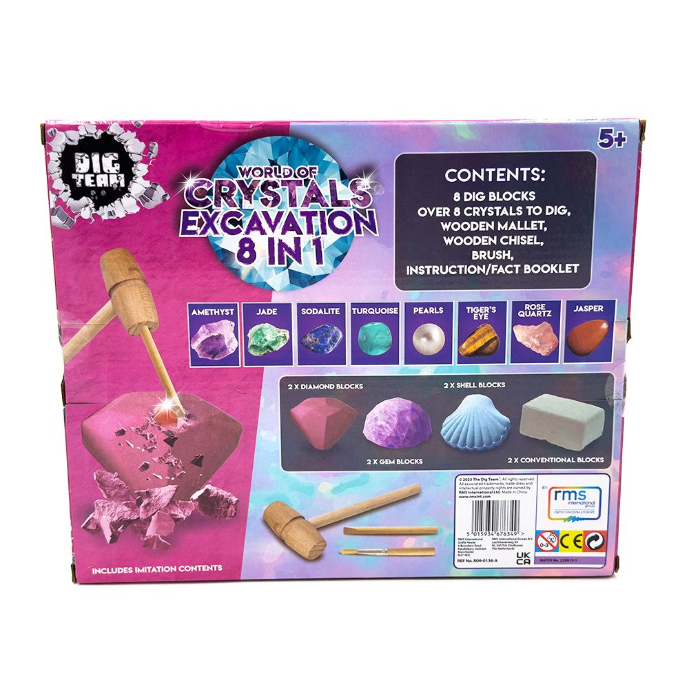 RMS - 8-In-1 World Of Crystals Excavation Kit